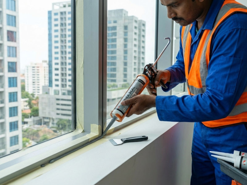 Professional construction sealant service in Sri Lanka