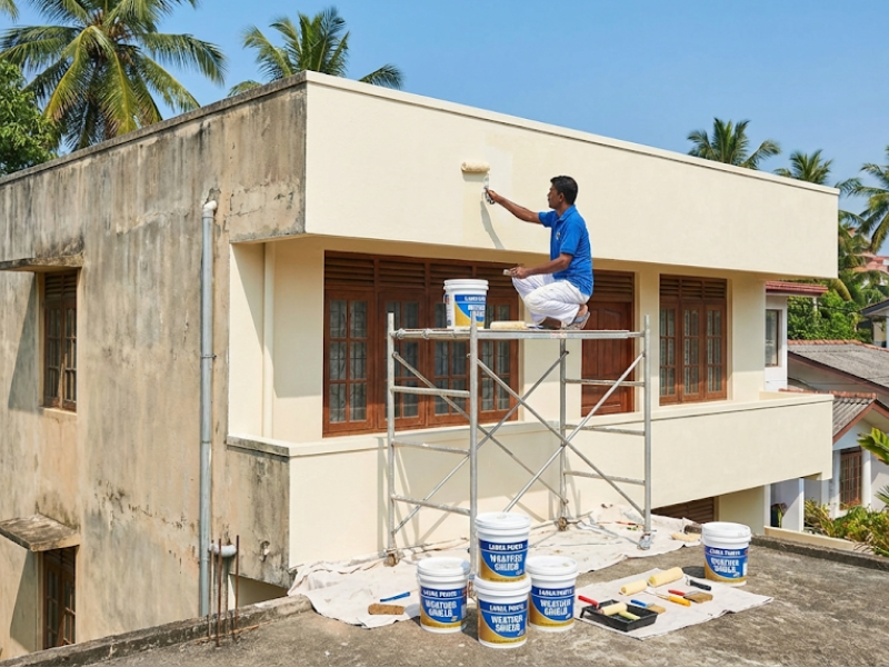 Professional external painting service in Sri Lanka
