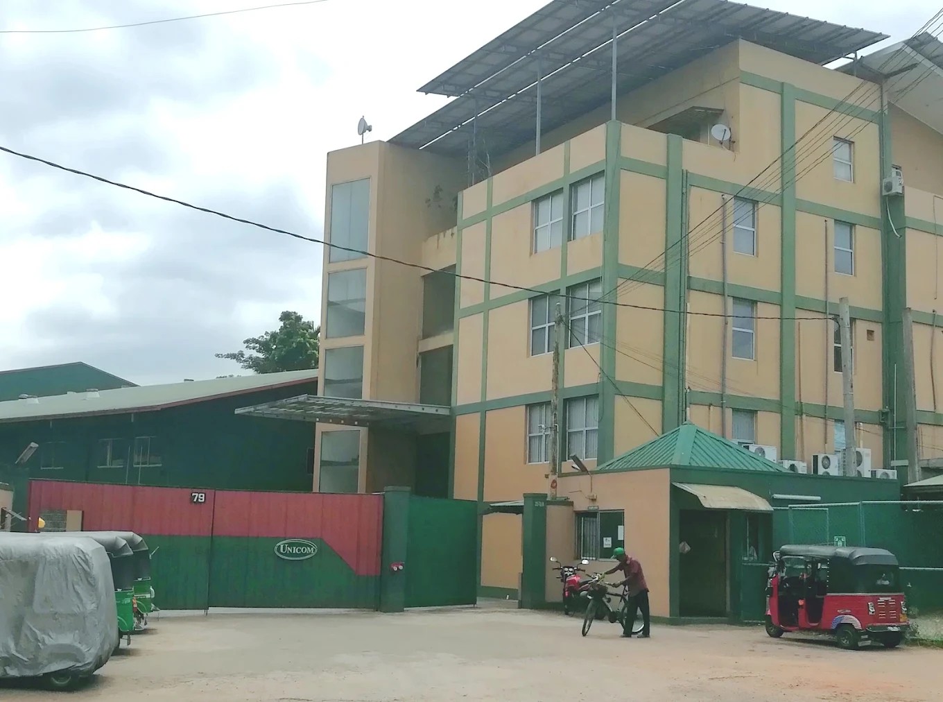 Union Commodities (Pvt) Ltd — Kelaniya — External wall waterproofing at height