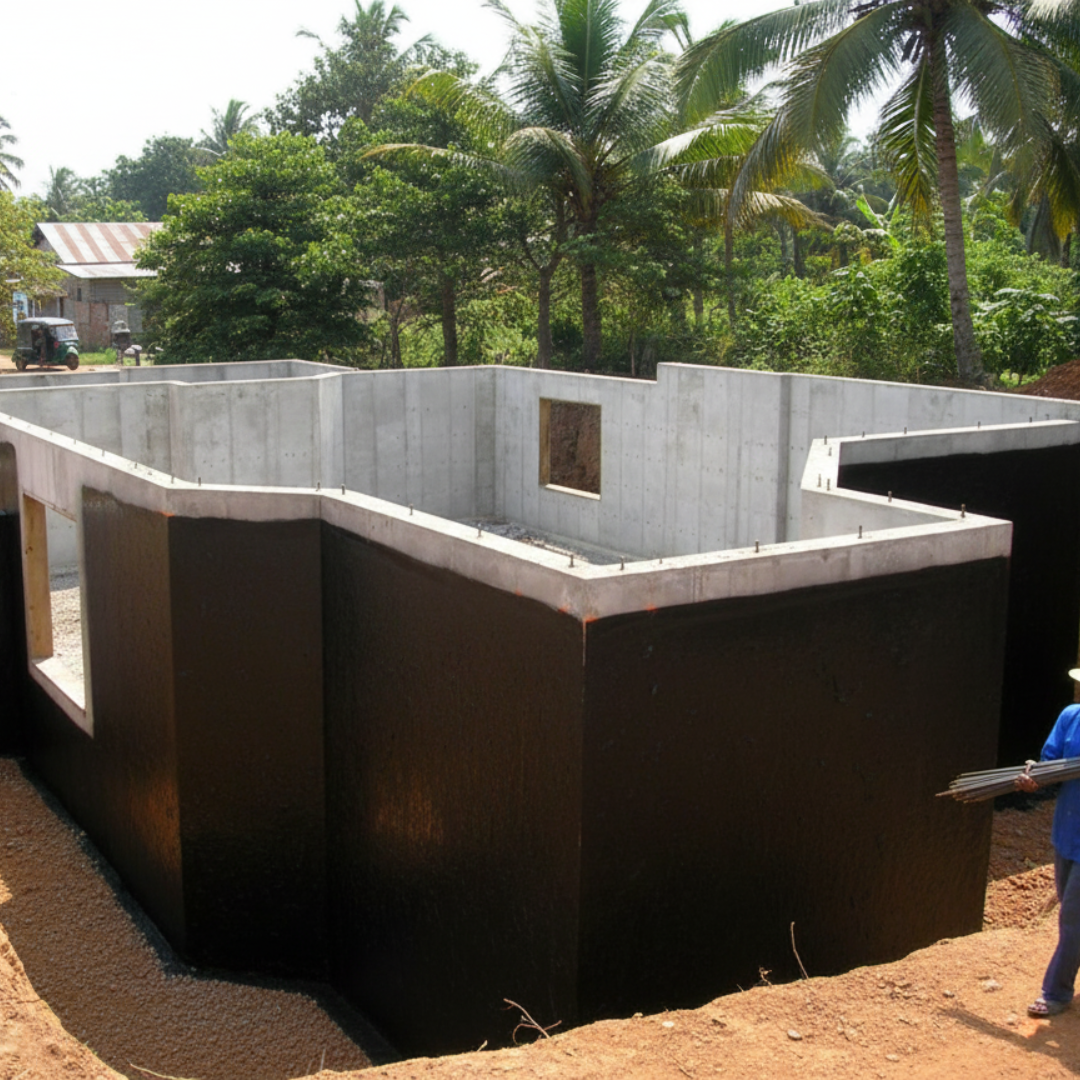Wall & Basement Waterproofing in action